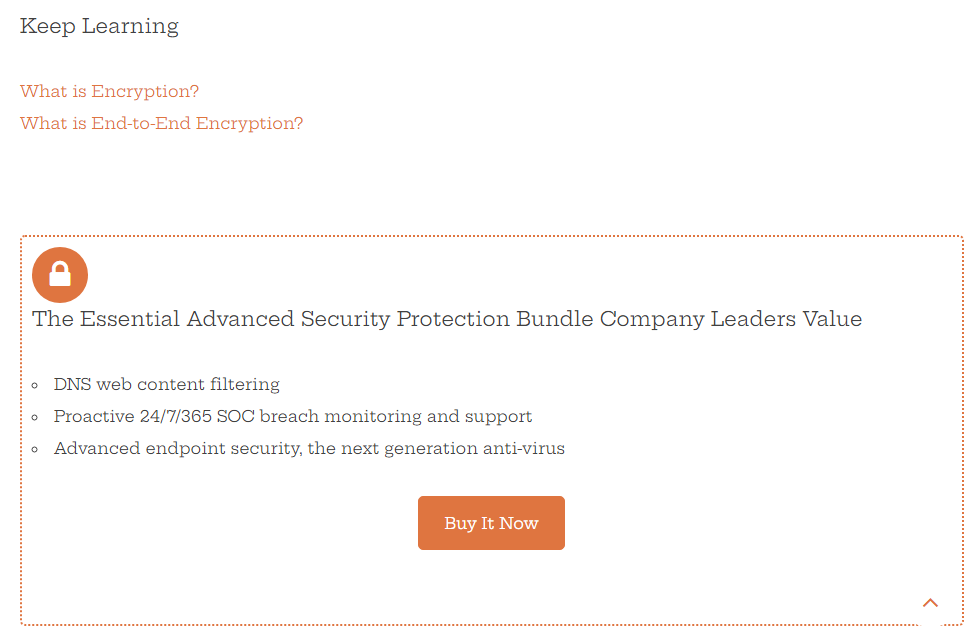 Advanced security bundle buy now