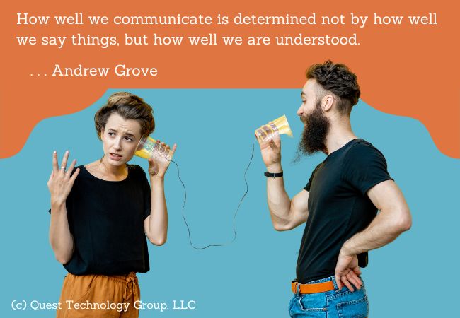 Andy Grove communicate quote