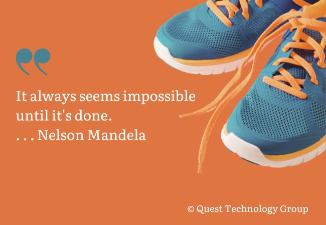 Nelson Mandela quote it seems impossible